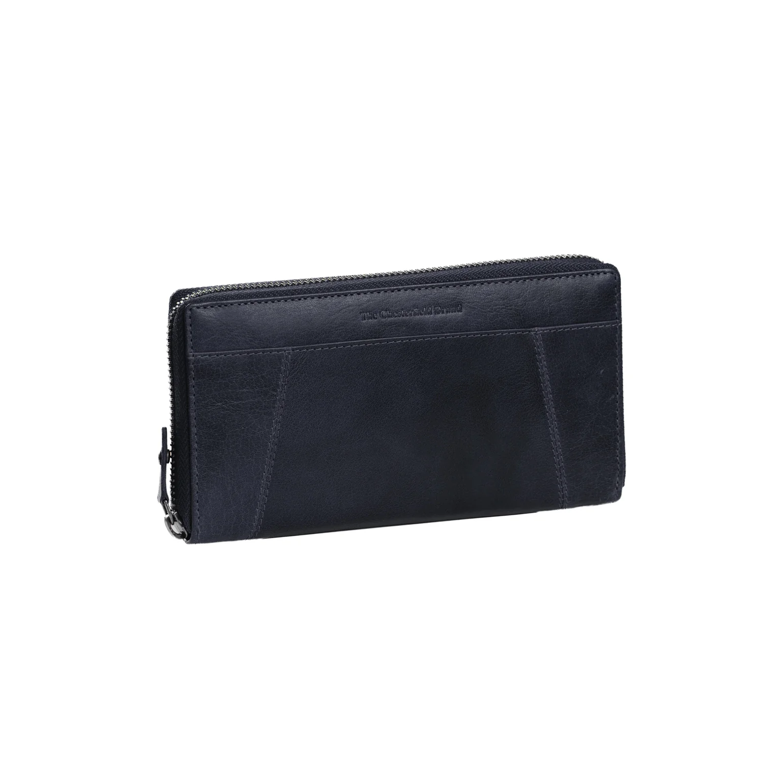 Leather Wallet Navy Havana
