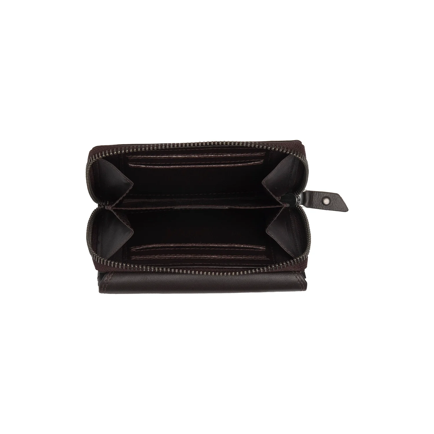 Leather Wallet Brown Doniva - Image 2