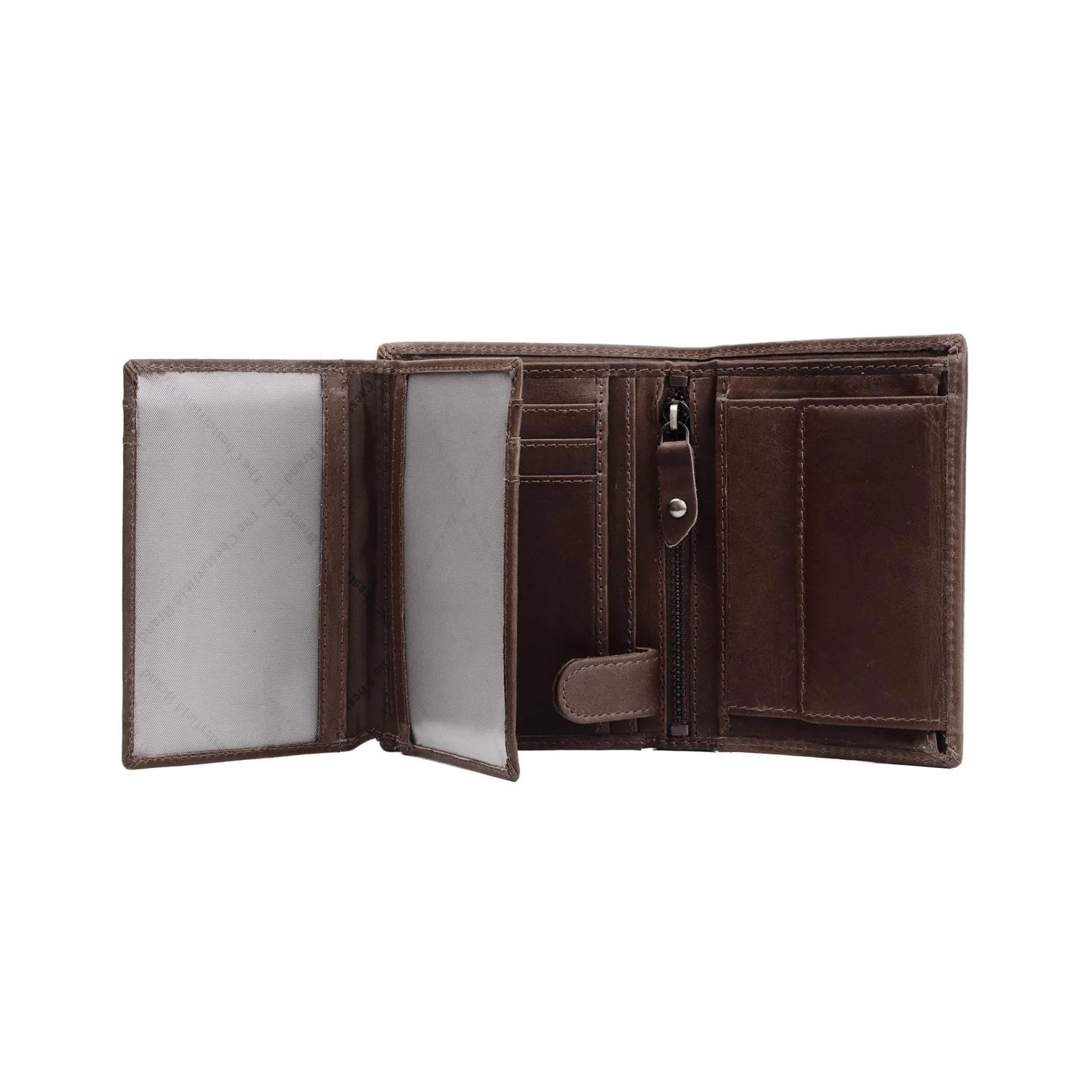 Leather Wallet Brown Hazel - Image 3