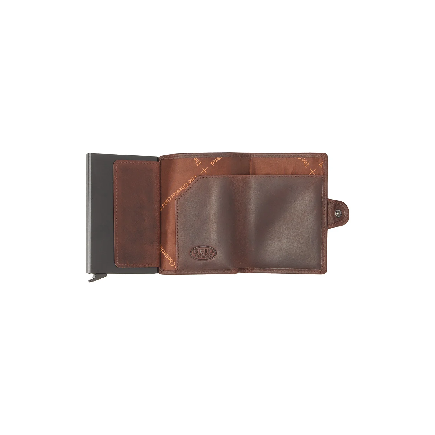 Leather Card Holder Brown Lagos - Image 3