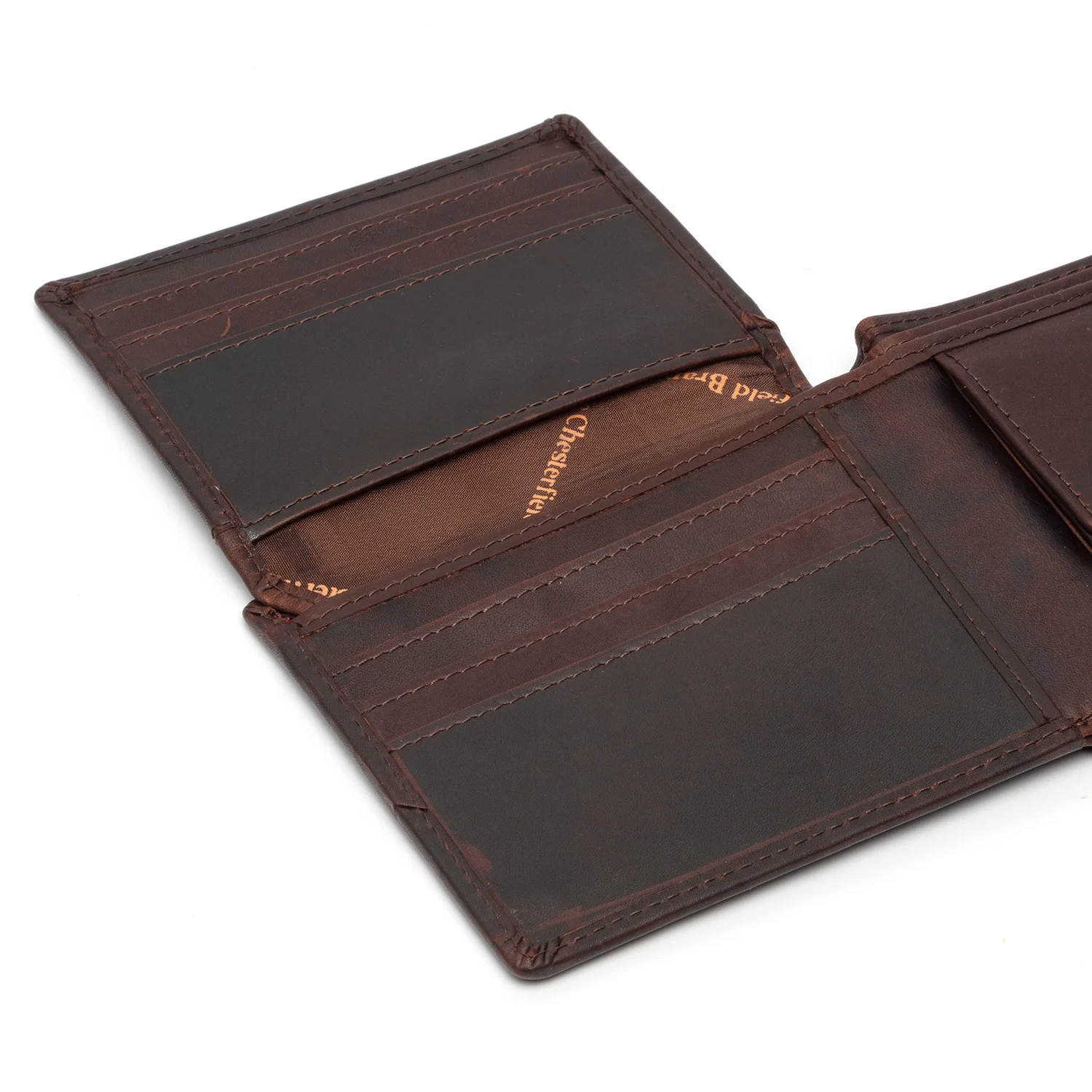 Leather Wallet Brown Orleans - Image 3