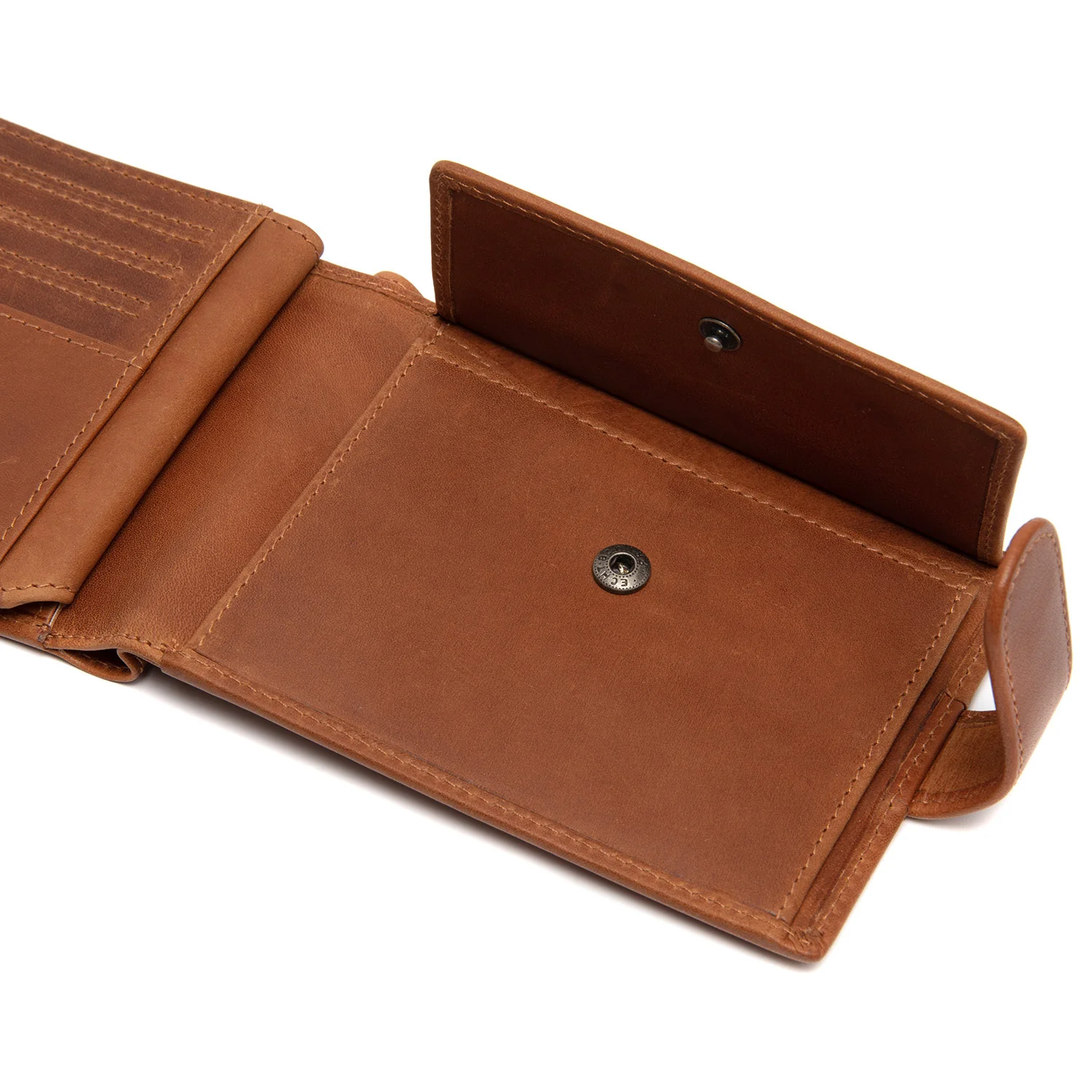 Leather Wallet Cognac Curtis - Image 6