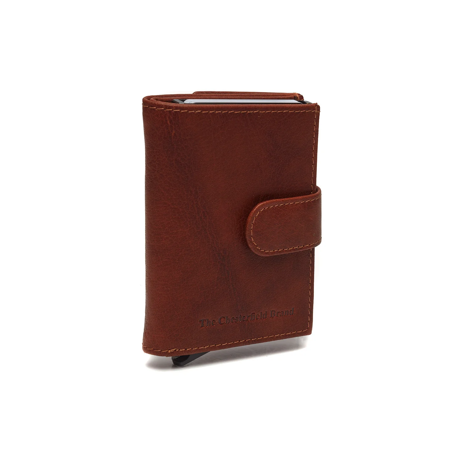 Leather Card Holder Cognac Hannover - Image 7