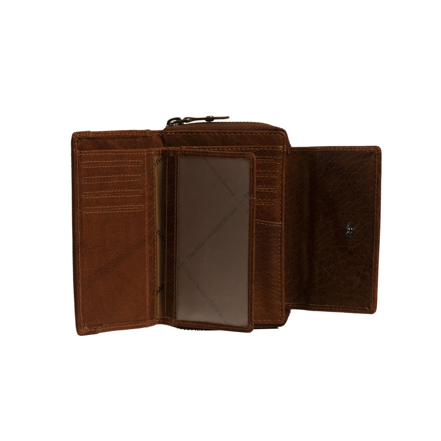 Leather Wallet Cognac Hanoi - Image 4