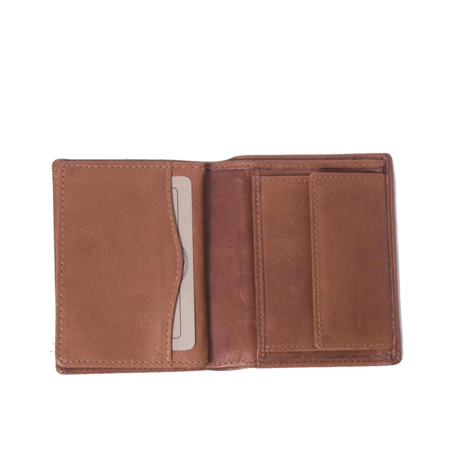 Leather Wallet Cognac Hereford - Image 2