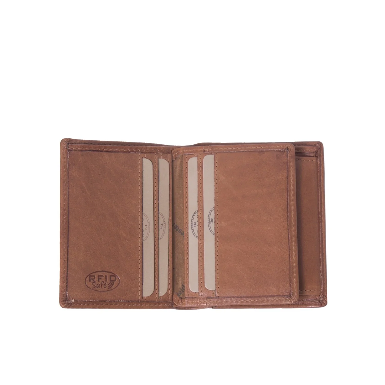 Leather Wallet Cognac Hereford - Image 3