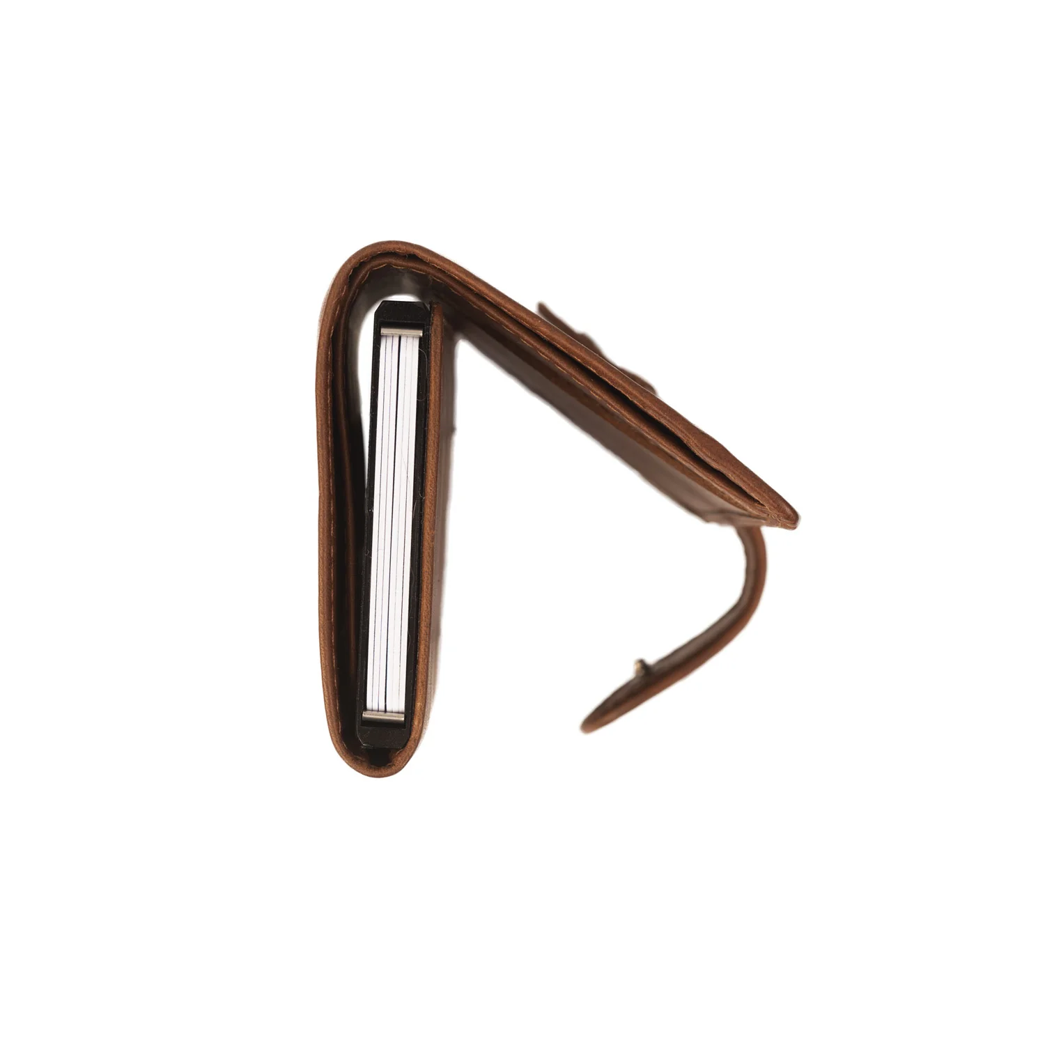 Leather Card Holder Cognac Leicester - Image 6