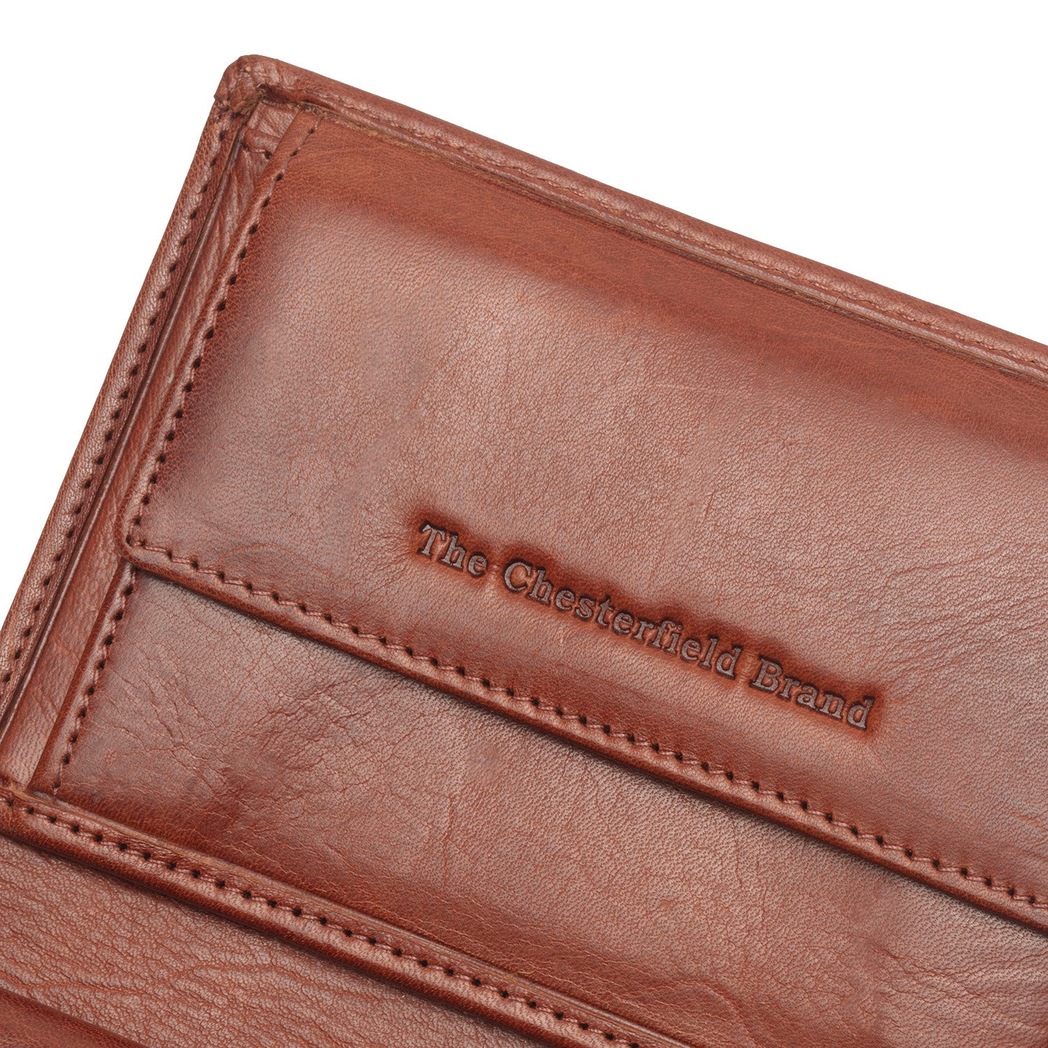 Leather Wallet Cognac Manerba - Image 6