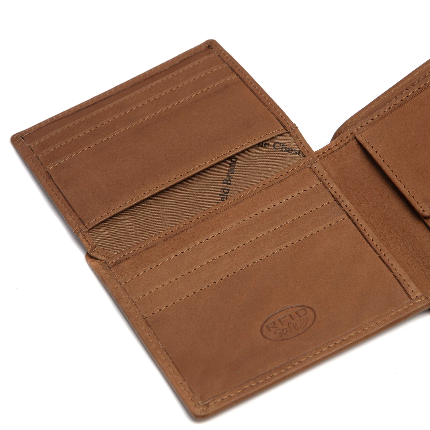 Leather Wallet Cognac Orleans - Image 4
