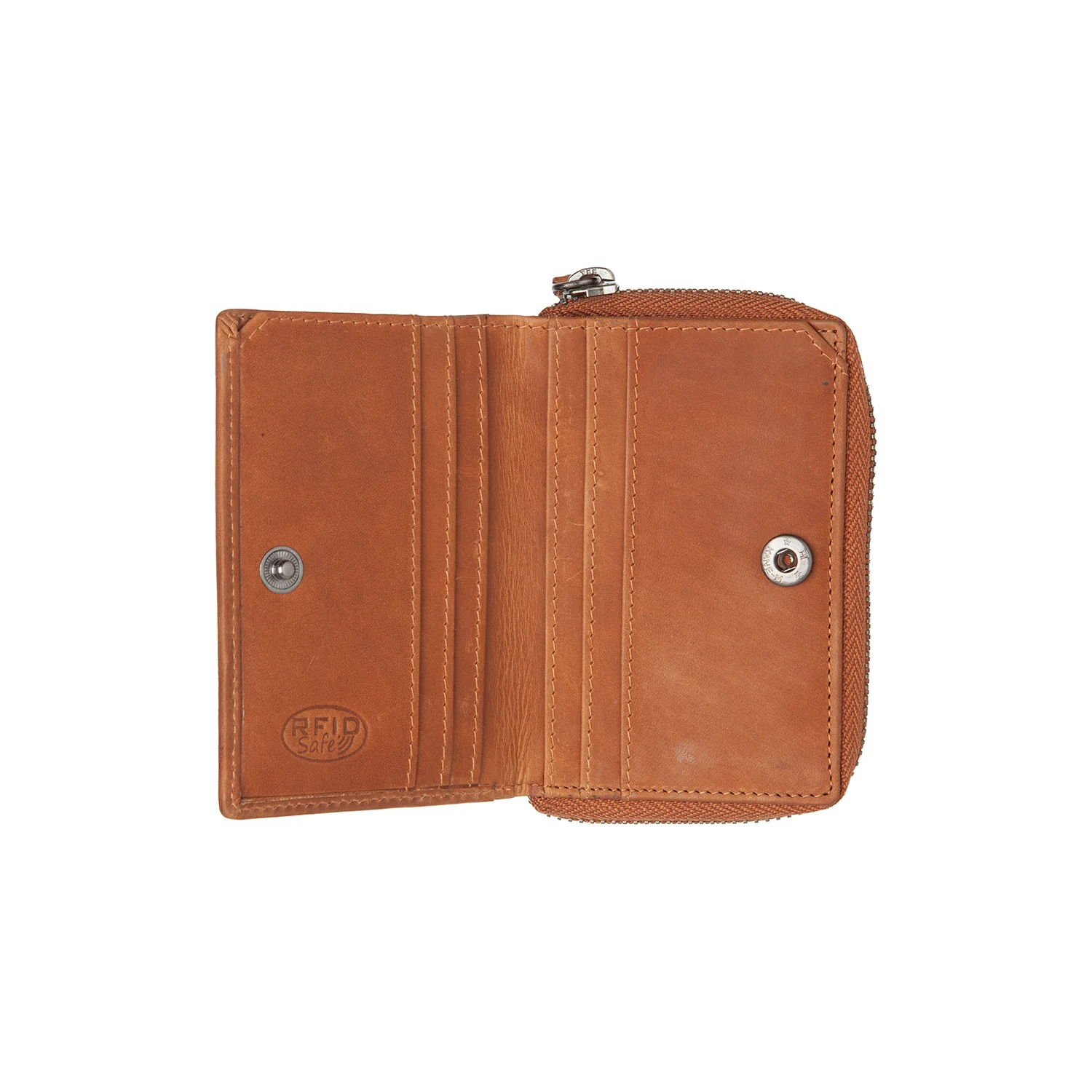 Leather Wallet Cognac Osum - Image 3