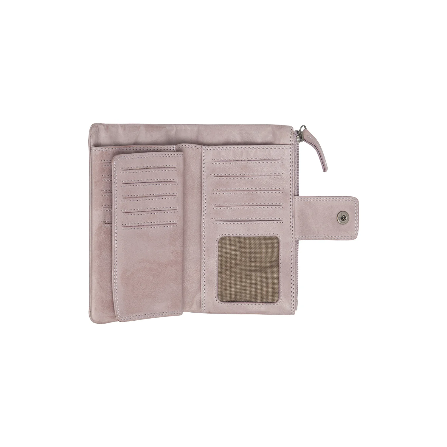 Leather Wallet Lavender Lilac Fresno - Image 2
