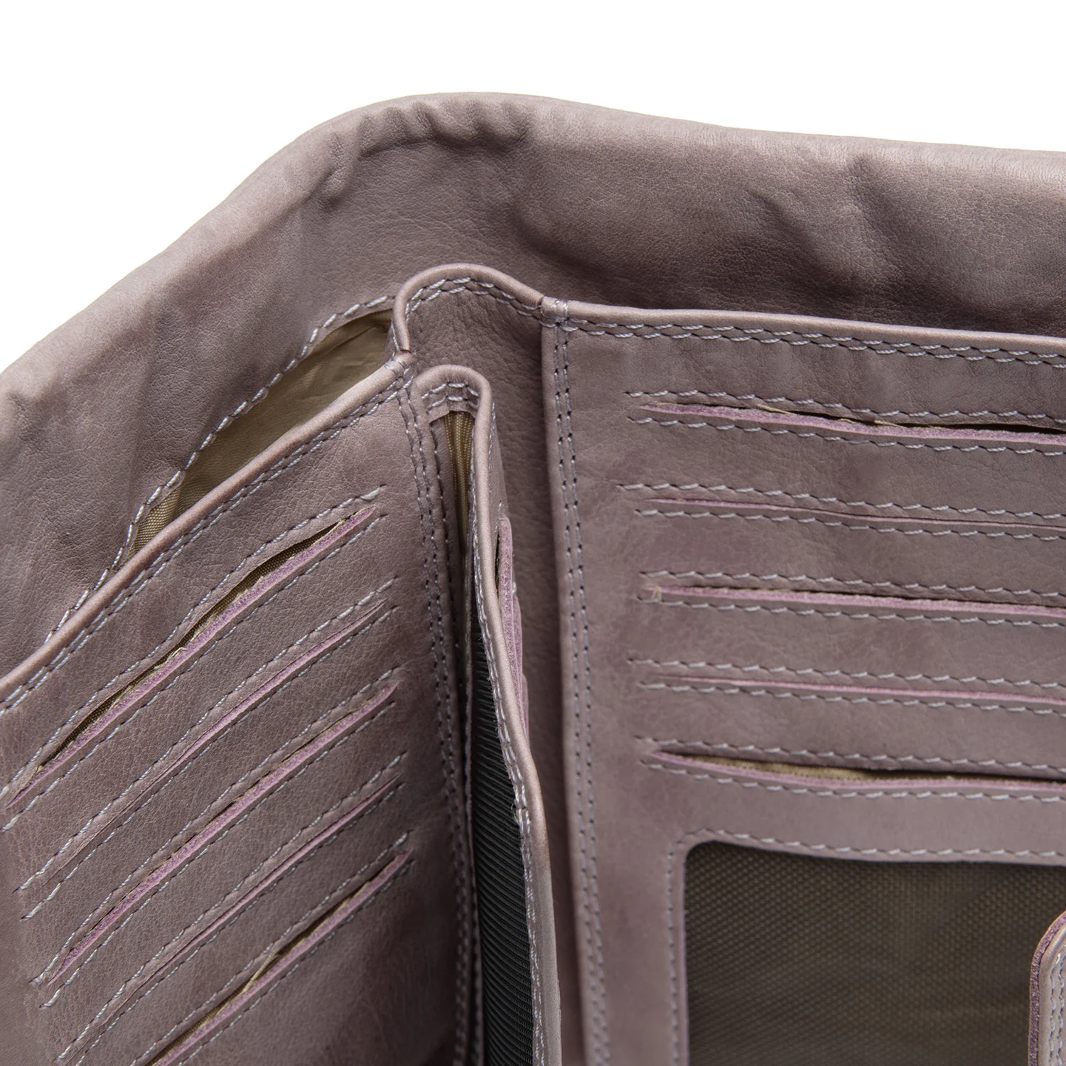 Leather Wallet Lavender Lilac Fresno - Image 4