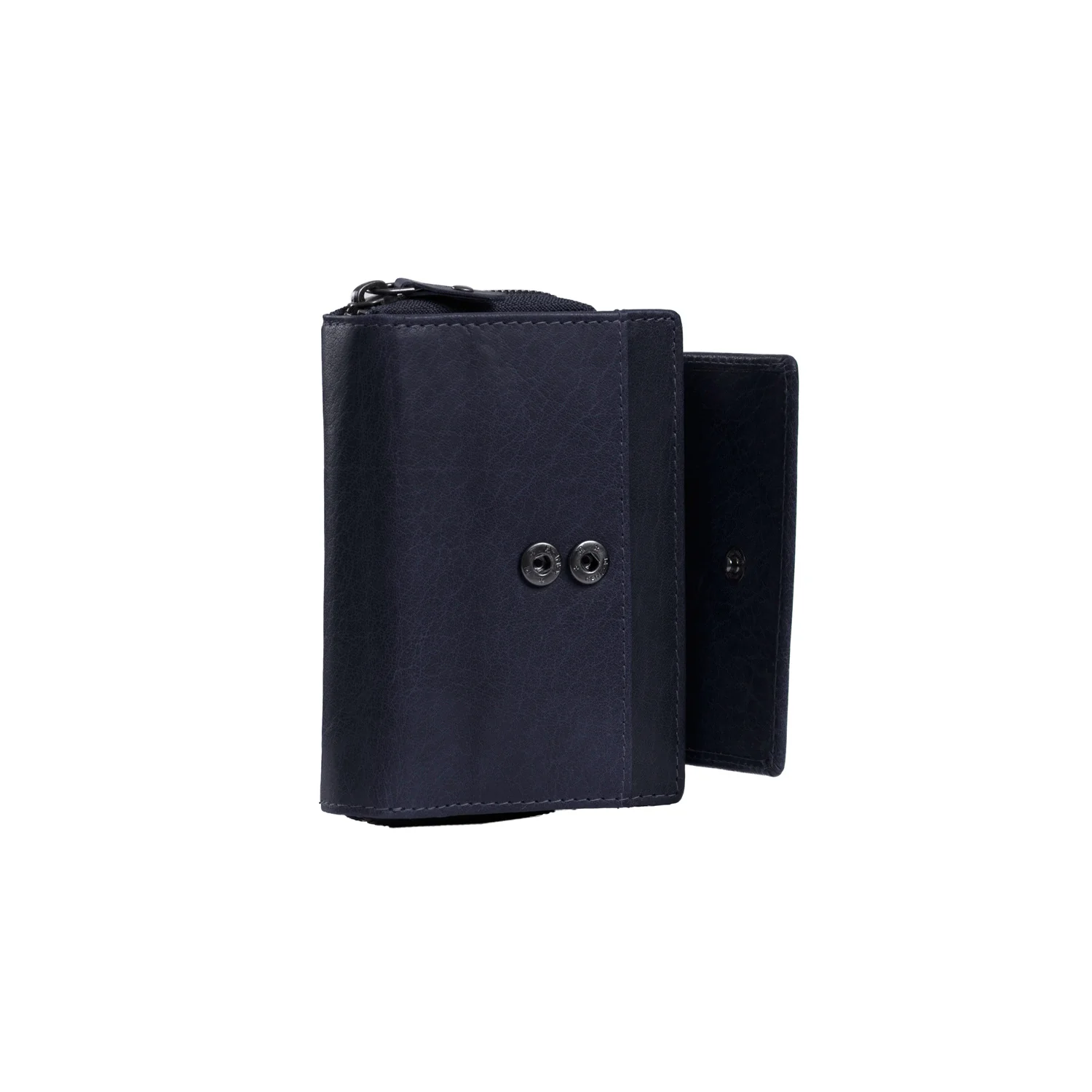 Leather Wallet Navy Hanoi - Image 4
