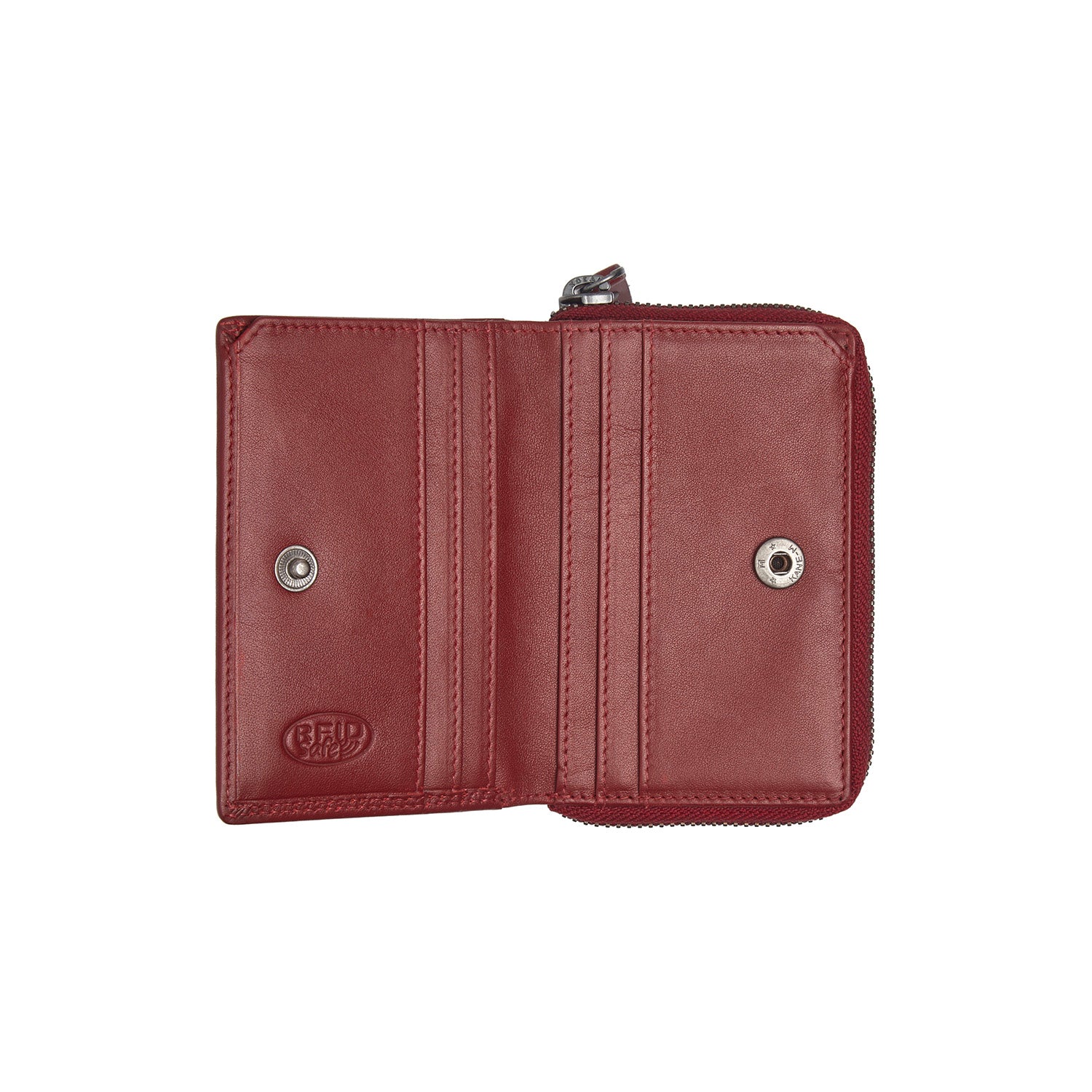 Leather Wallet Red Lenwick - Image 4