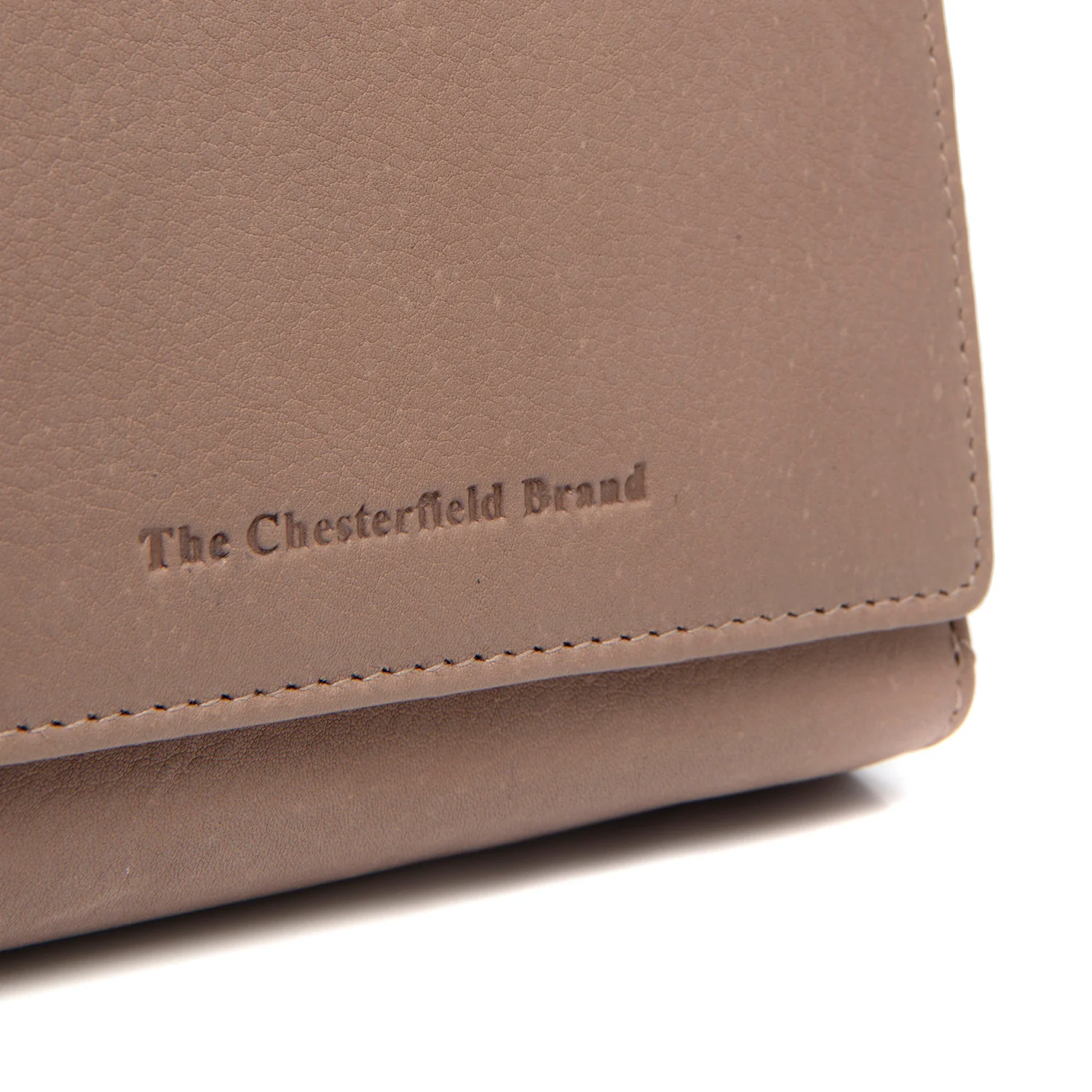 Leather Wallet Taupe Zelan - Image 2