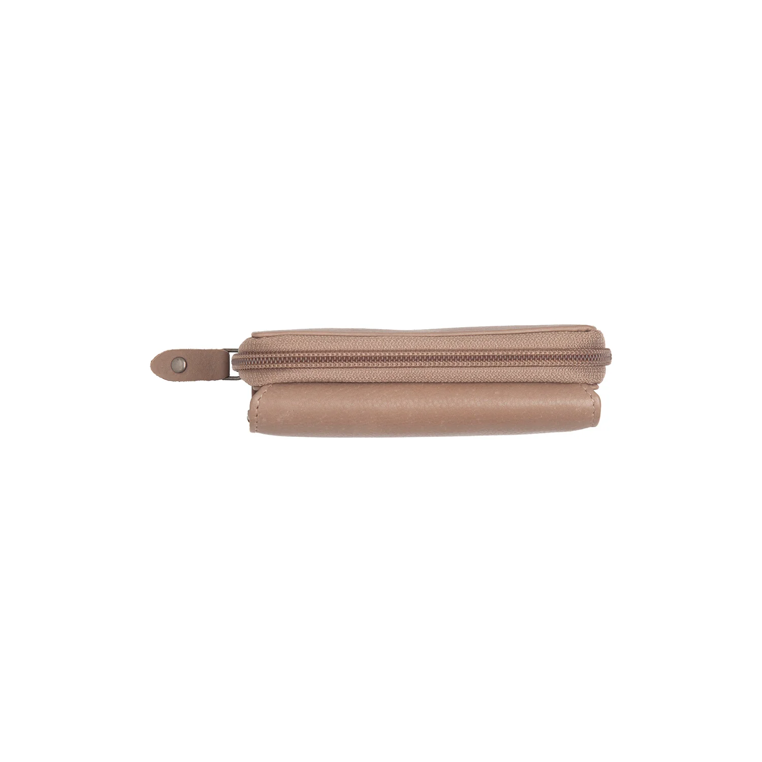 Leather Wallet Taupe Zelan - Image 5
