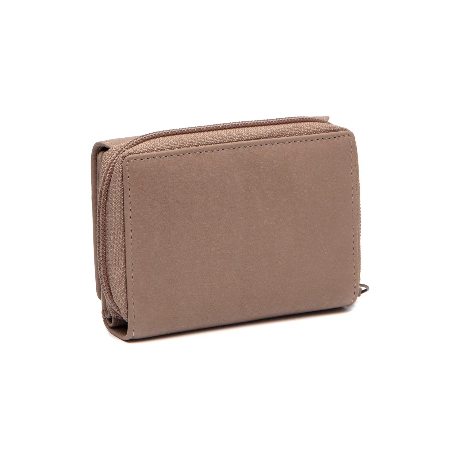 Leather Wallet Taupe Zelan - Image 6