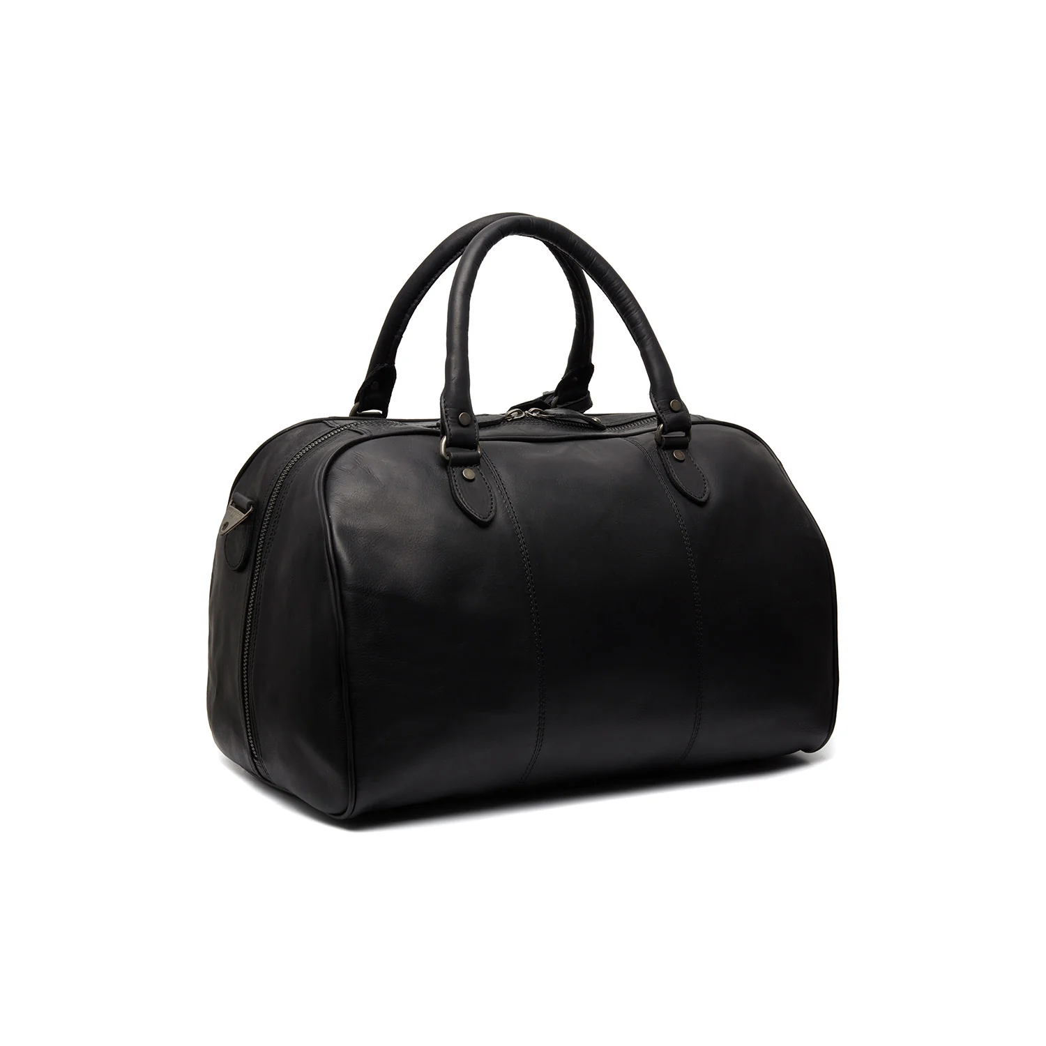 Leather Travel Bag Black Liam - Image 7