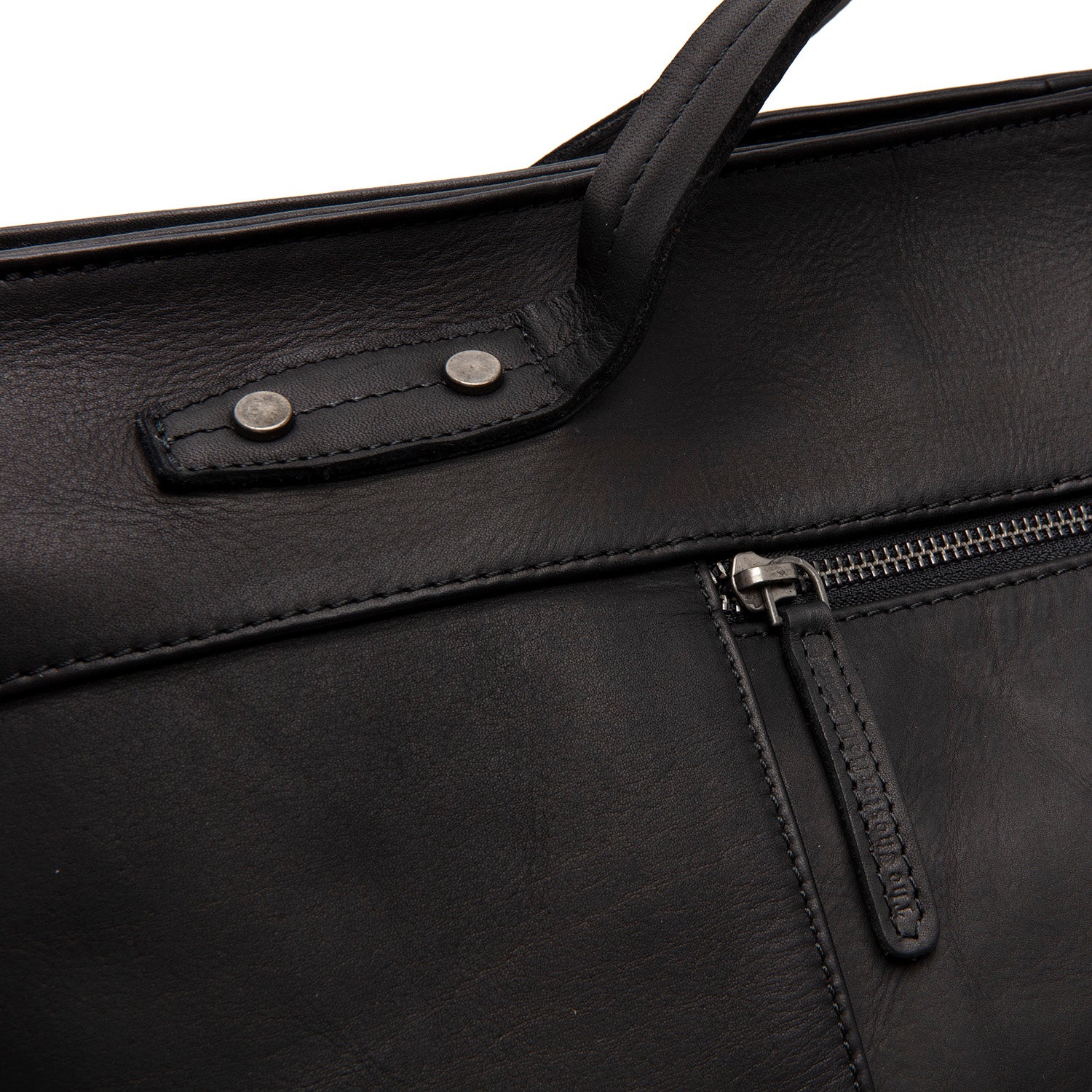 Leather Travel Bag Black Mark - Image 6