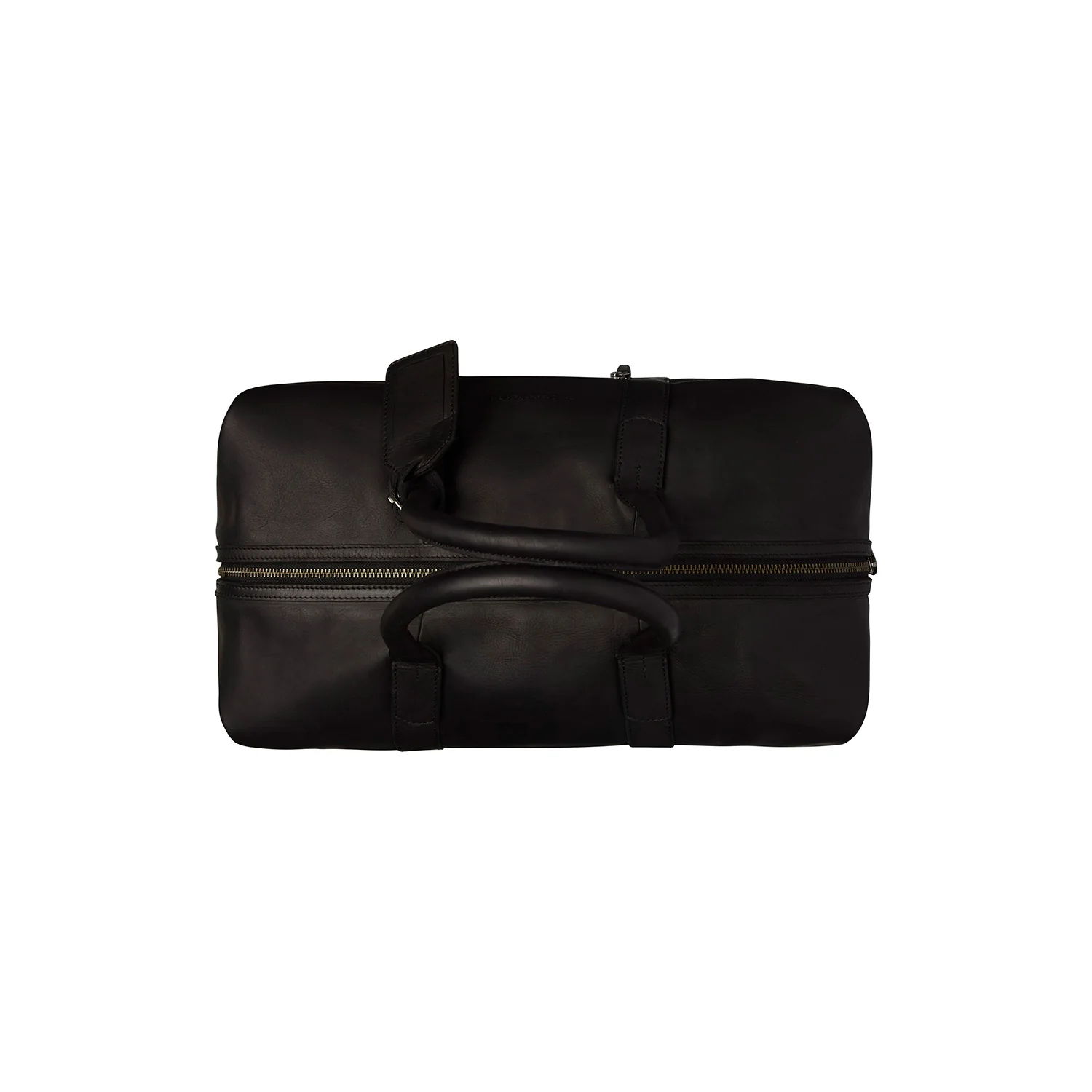 Leather Travel Bag Black Portsmouth - Image 3