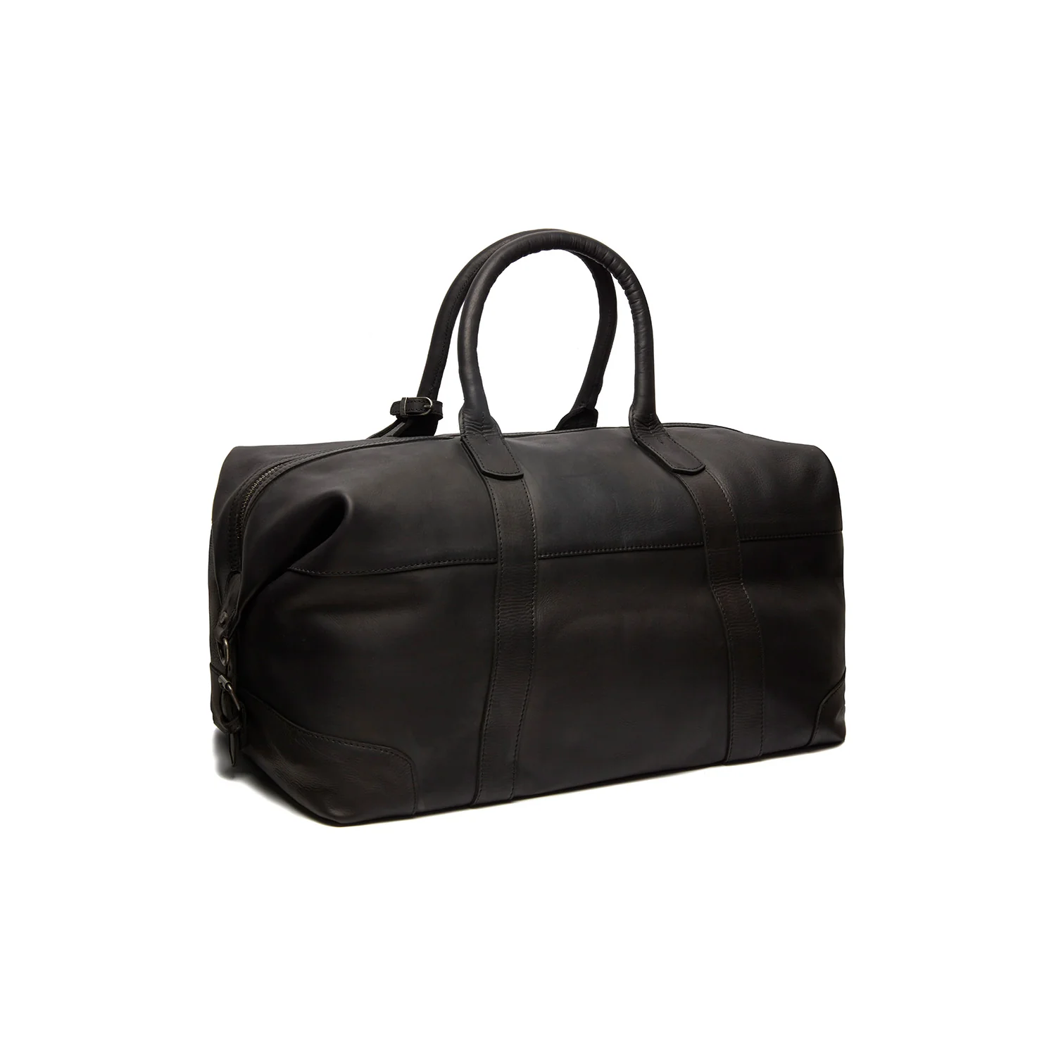 Leather Travel Bag Black Portsmouth - Image 5