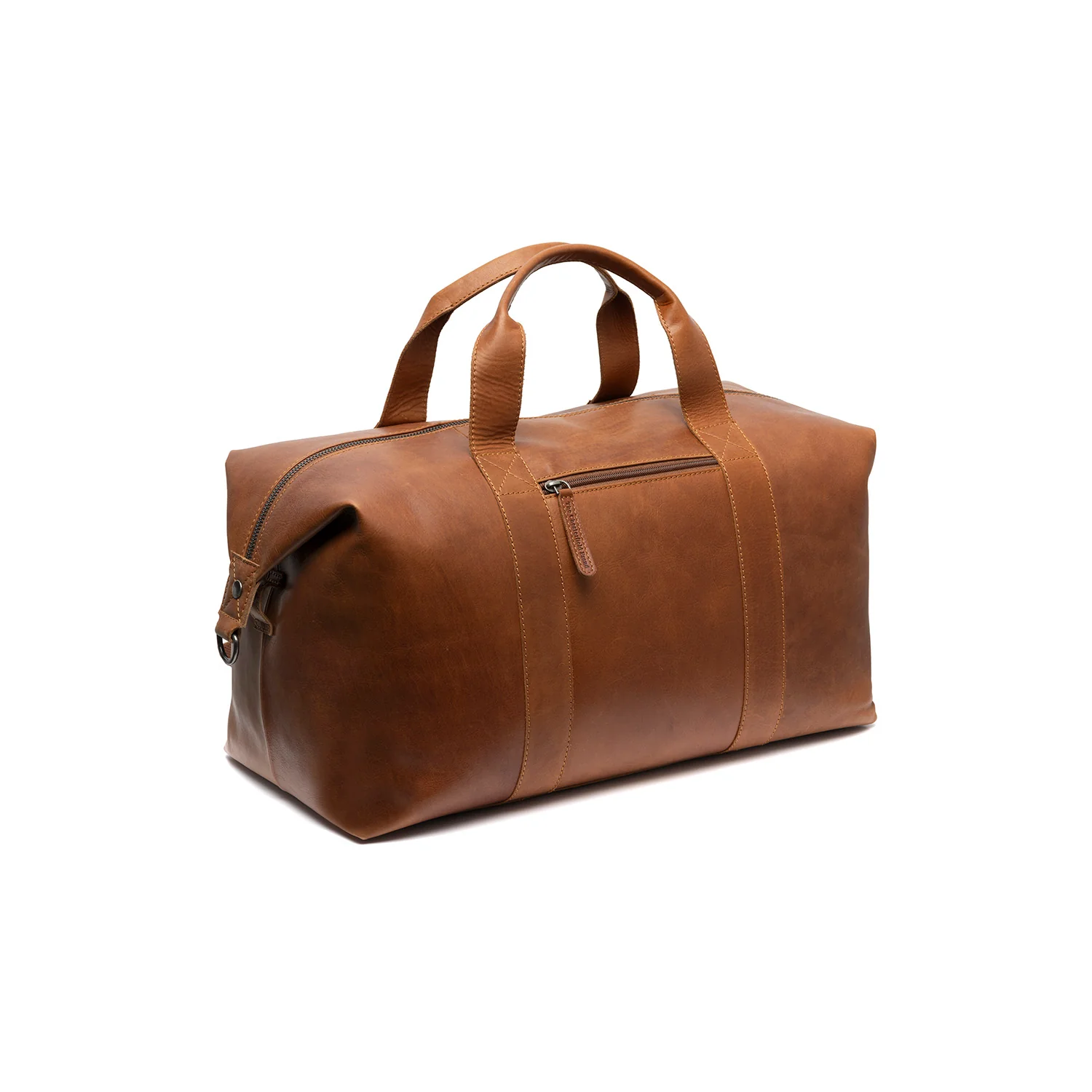 Leather Travel Bag Cognac Conor - Image 8