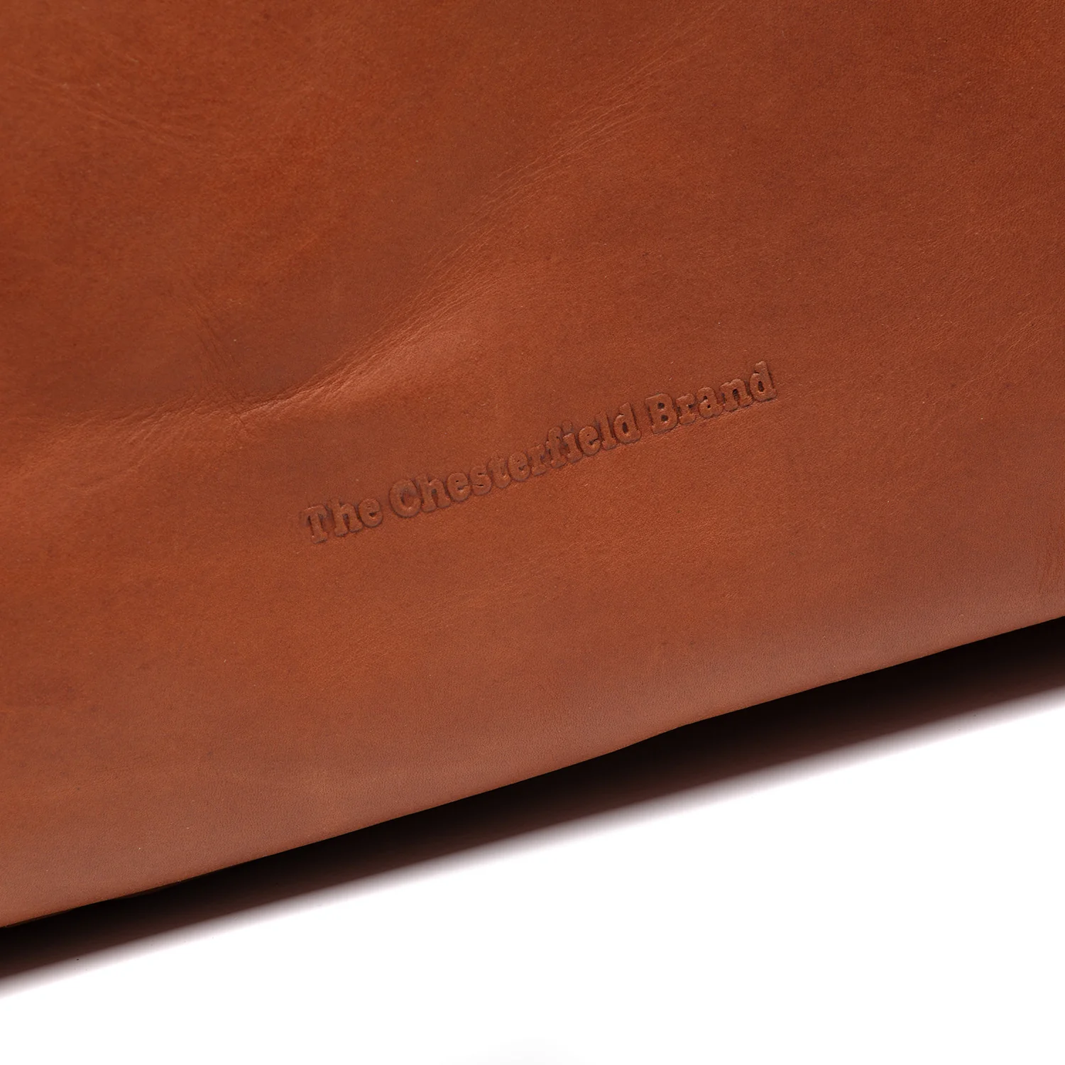 Leather Travel Bag Cognac Mark - Image 6