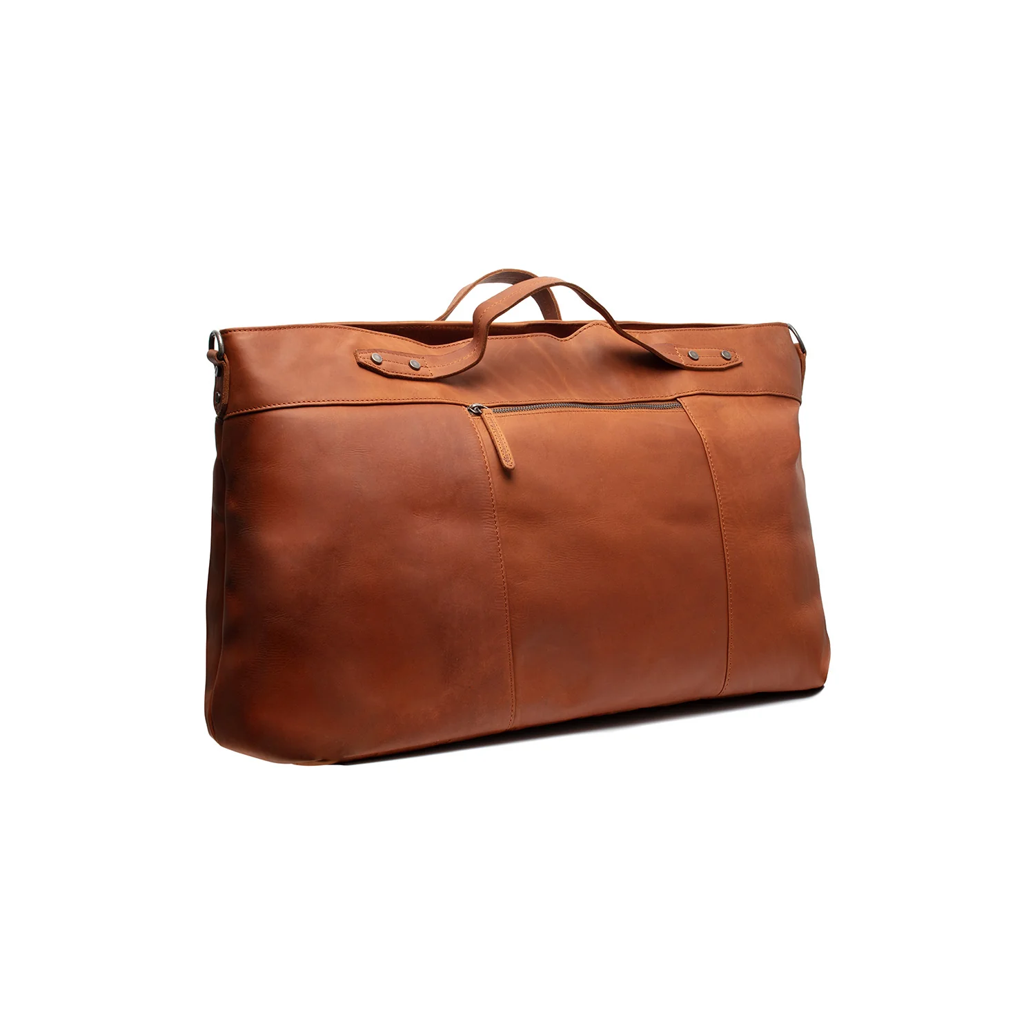 Leather Travel Bag Cognac Mark - Image 7
