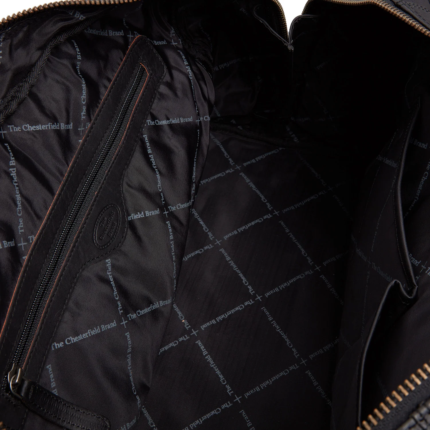 Leather Travel Bag Black Perth - Image 6