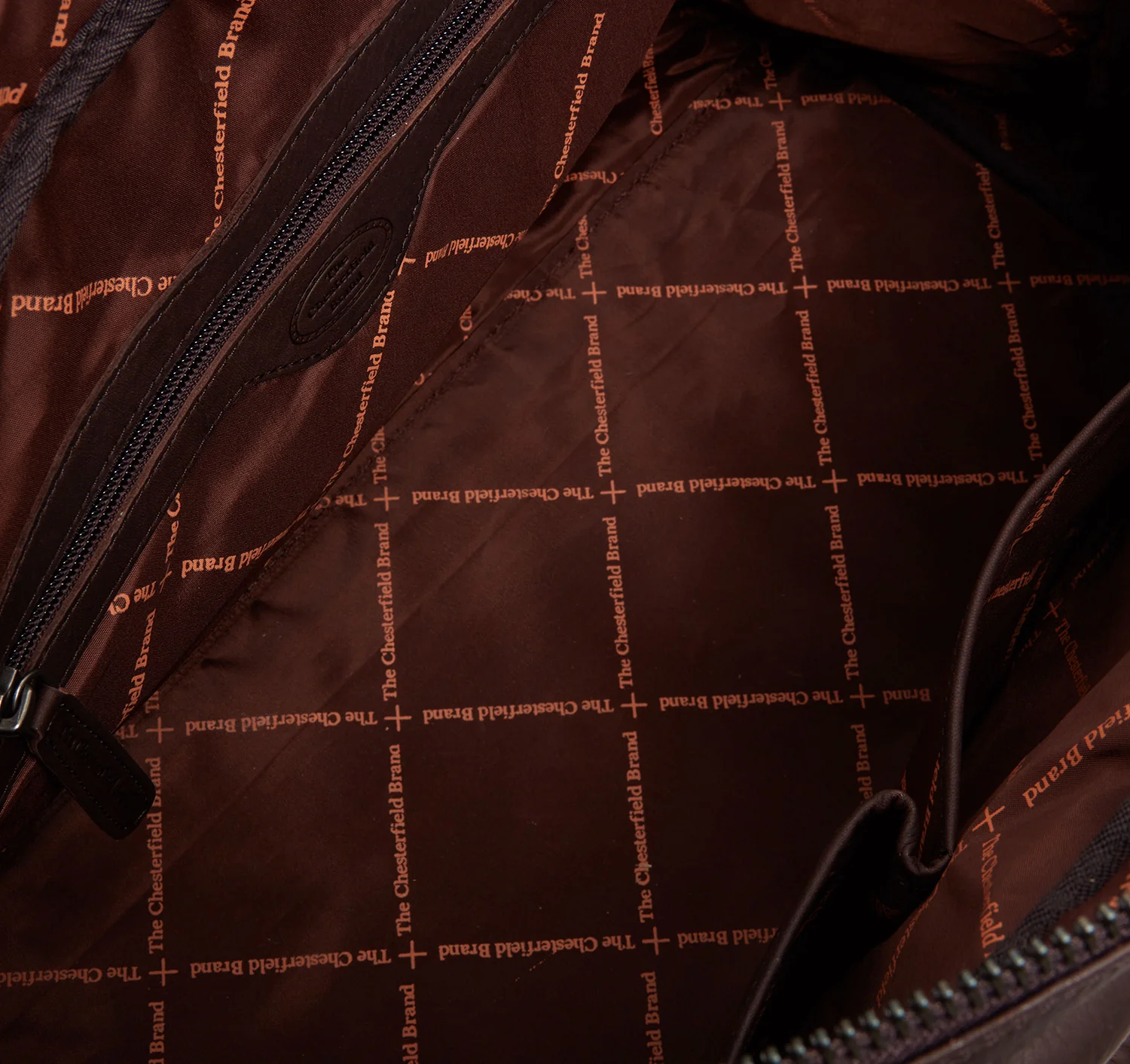 Leather Travel Bag Brown Perth - Image 5