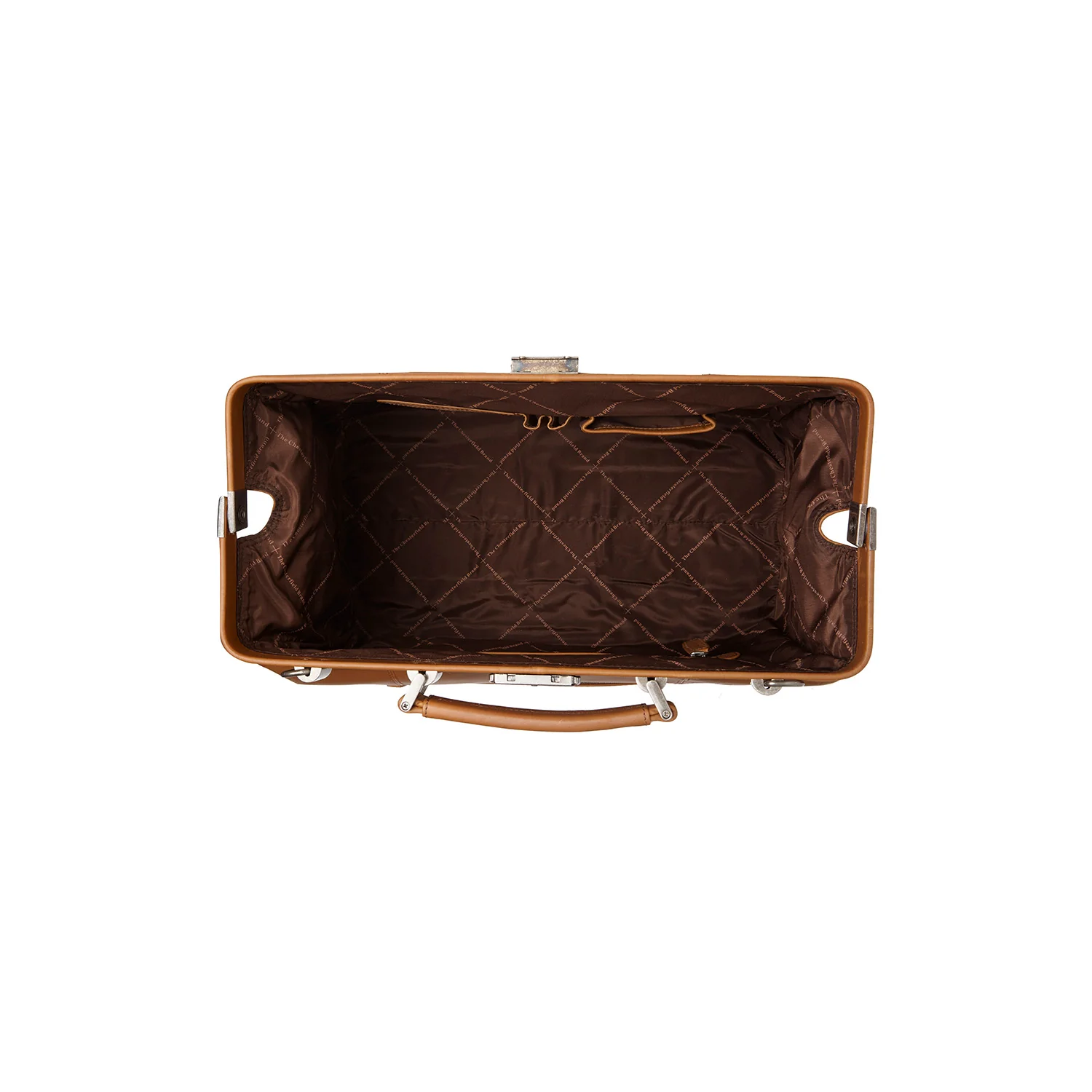 Leather Travel Bag Cognac Texel - Image 4