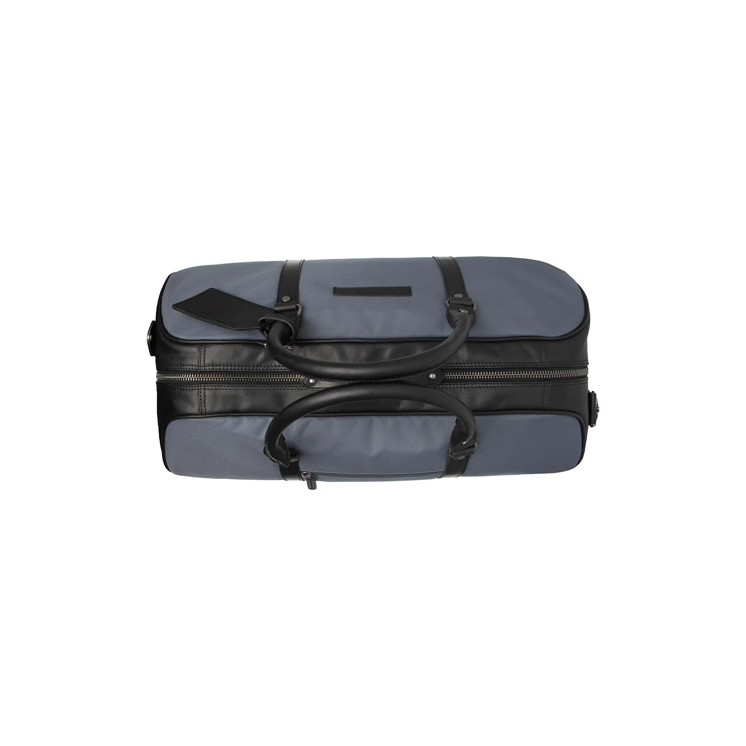 Leather Travel Bag Light Grey Tornio - Image 4