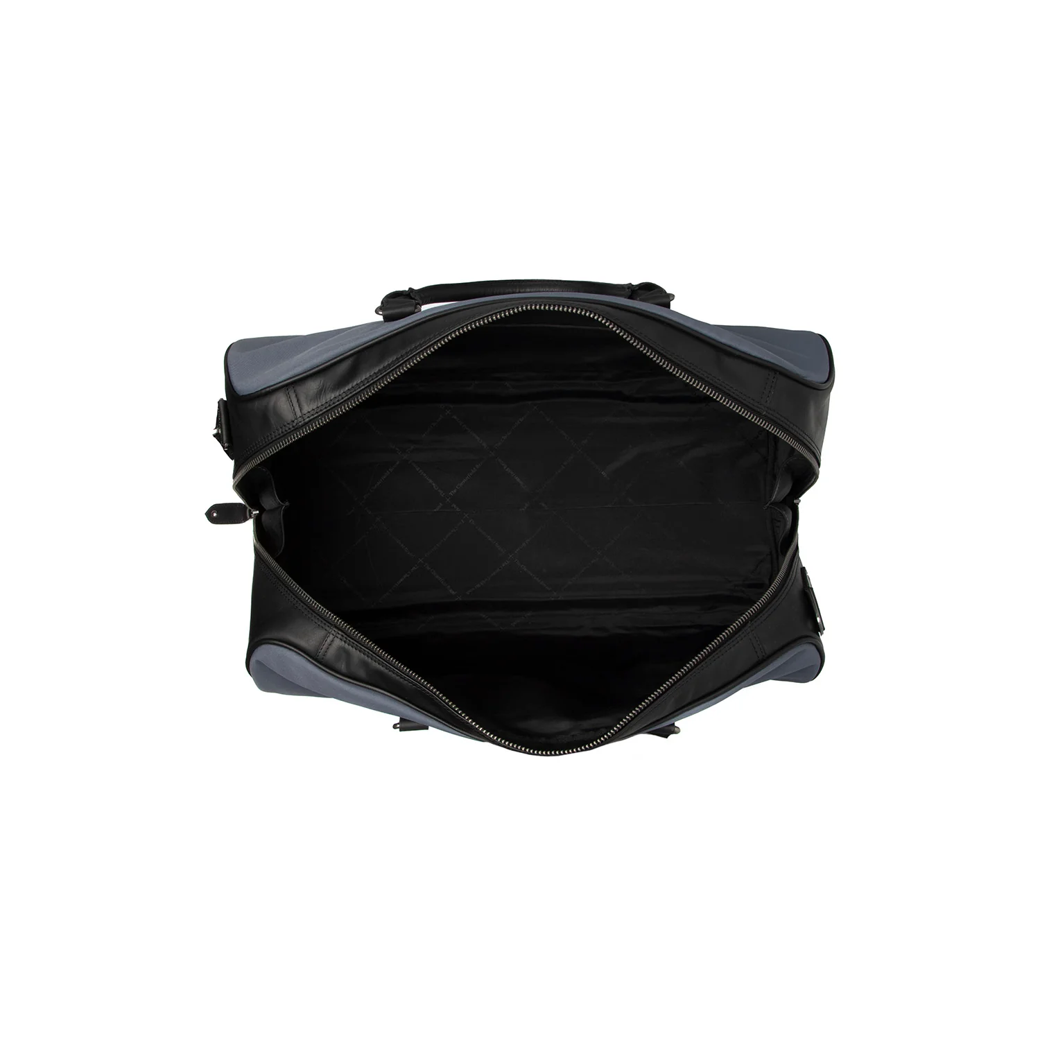 Leather Travel Bag Light Grey Tornio - Image 5