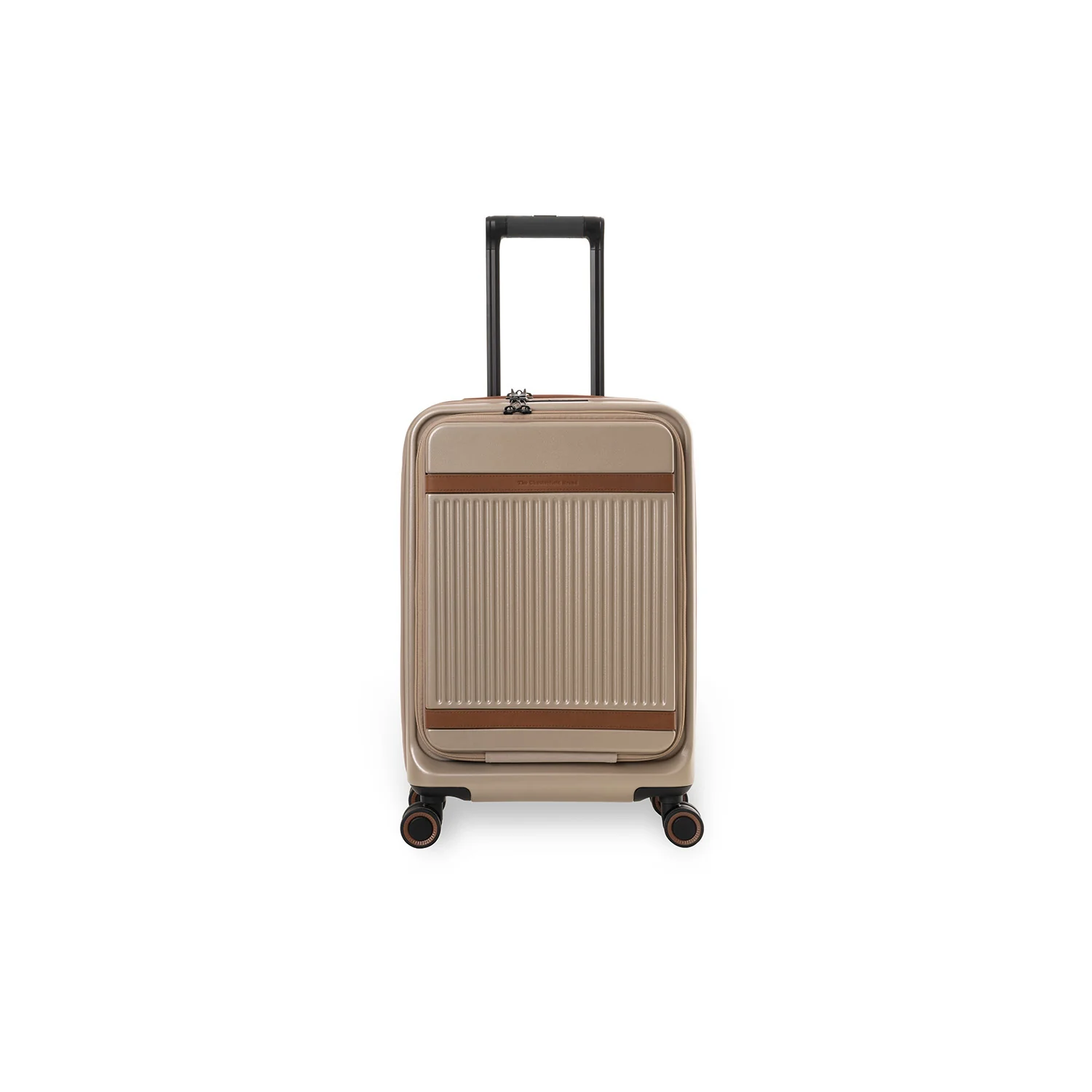 Hand Luggage Suitcase Front Pocket Champagne Zuna - Image 9