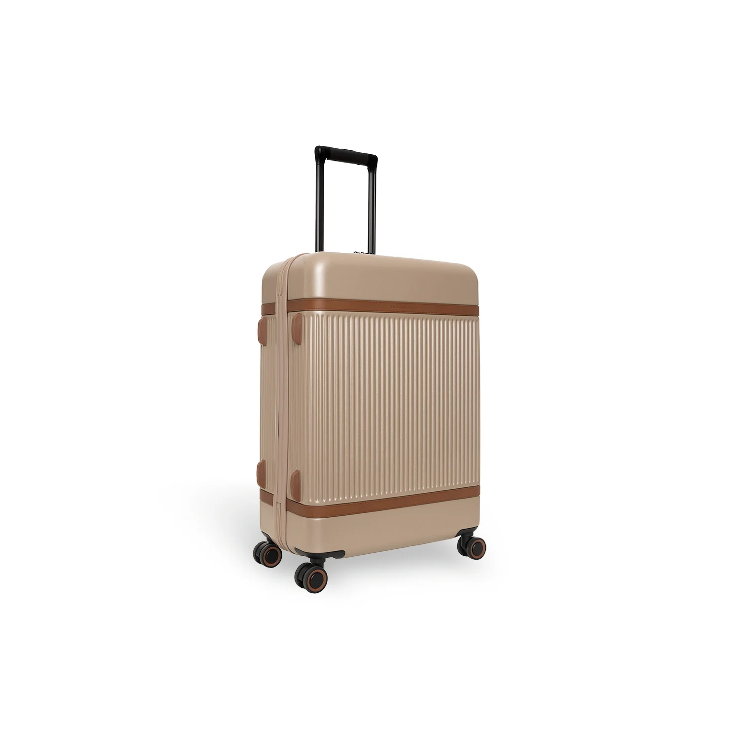 Suitcase Set Front Pocket Champagne Zuna - Image 5